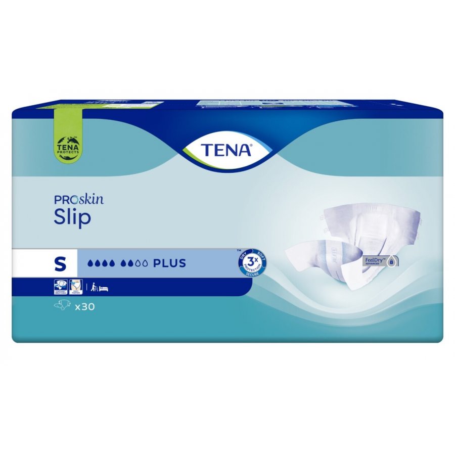 Tena Slip Plus Pannoloni A Mutandina Taglia Small 30 Pezzi - Protezione, Comfort e Vestibilità Ottimali