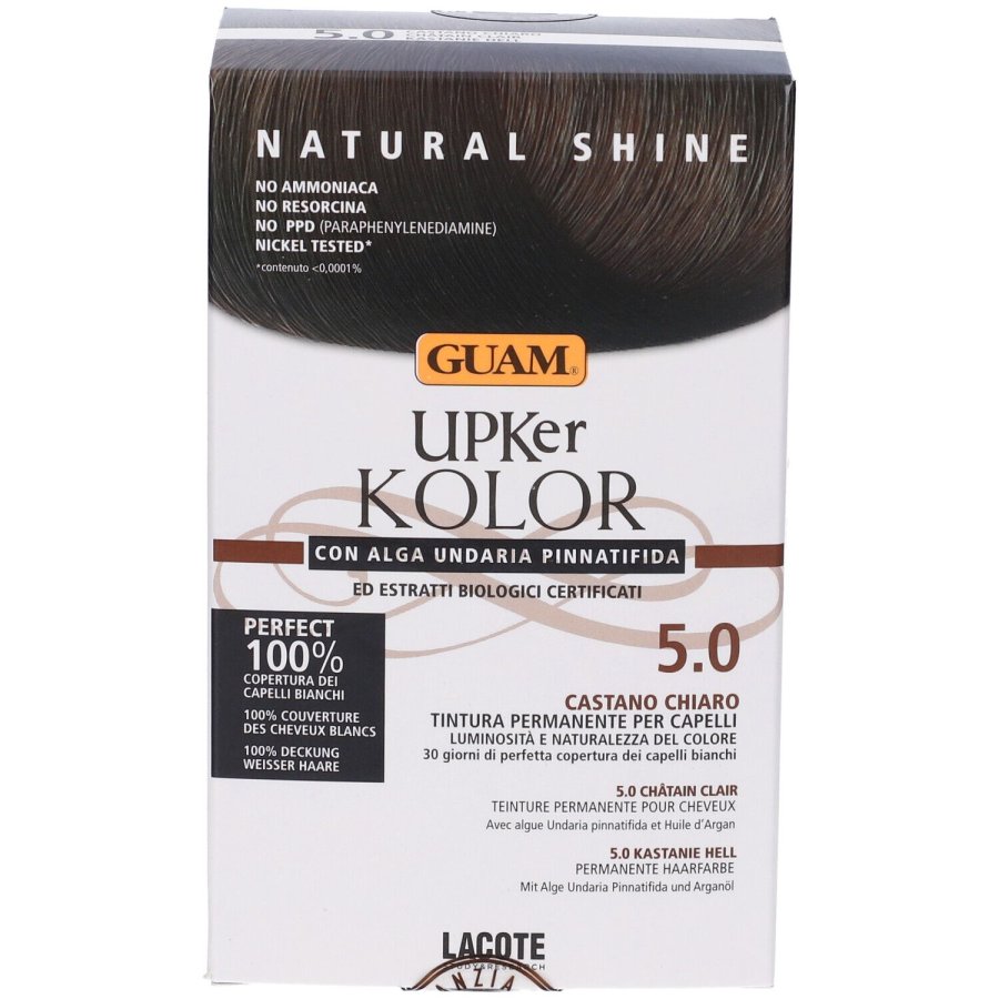 Guam, Upker Kolor Tinta Capelli, Castano Chiaro 5.0