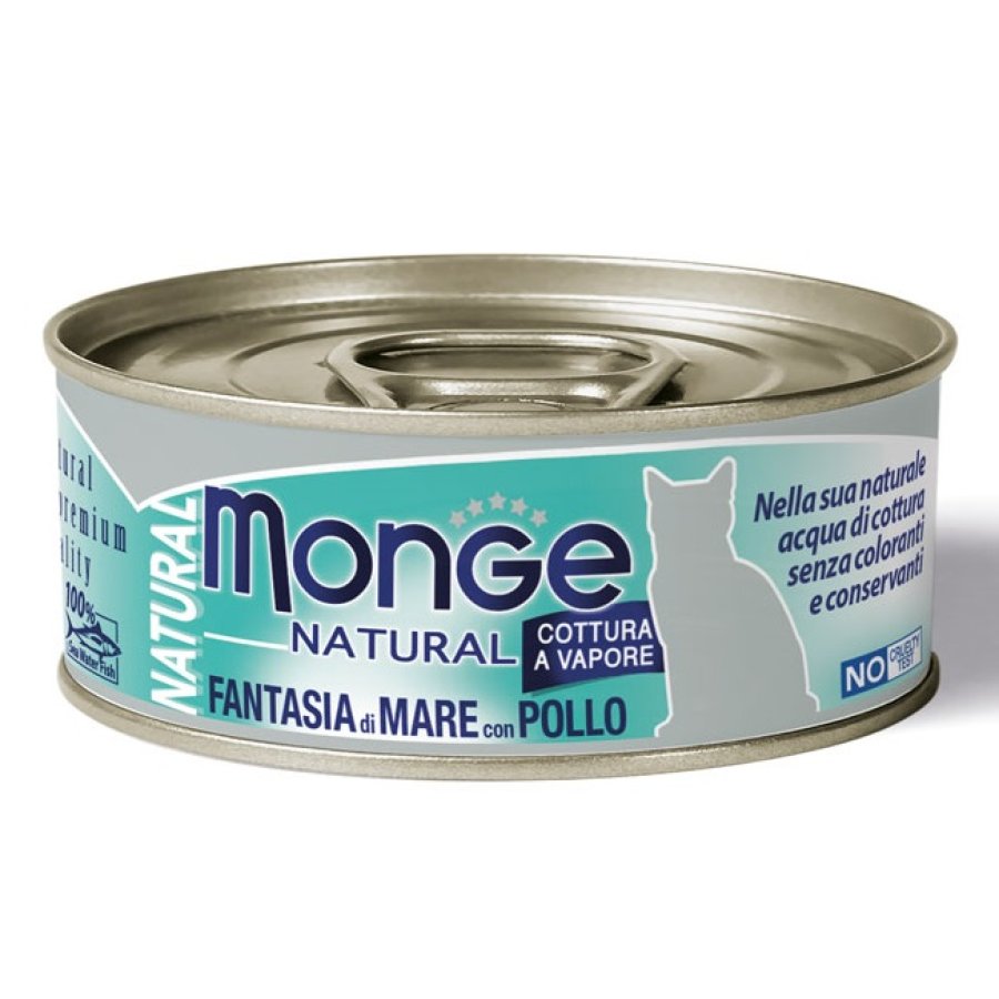 Monge Natural Fantasia di Mare con Pollo, 80 g Monge Natural Fantasia di Mare con Pollo, 80 g