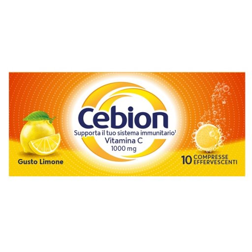 Cebion Effervescenti Limone, 10 Compresse