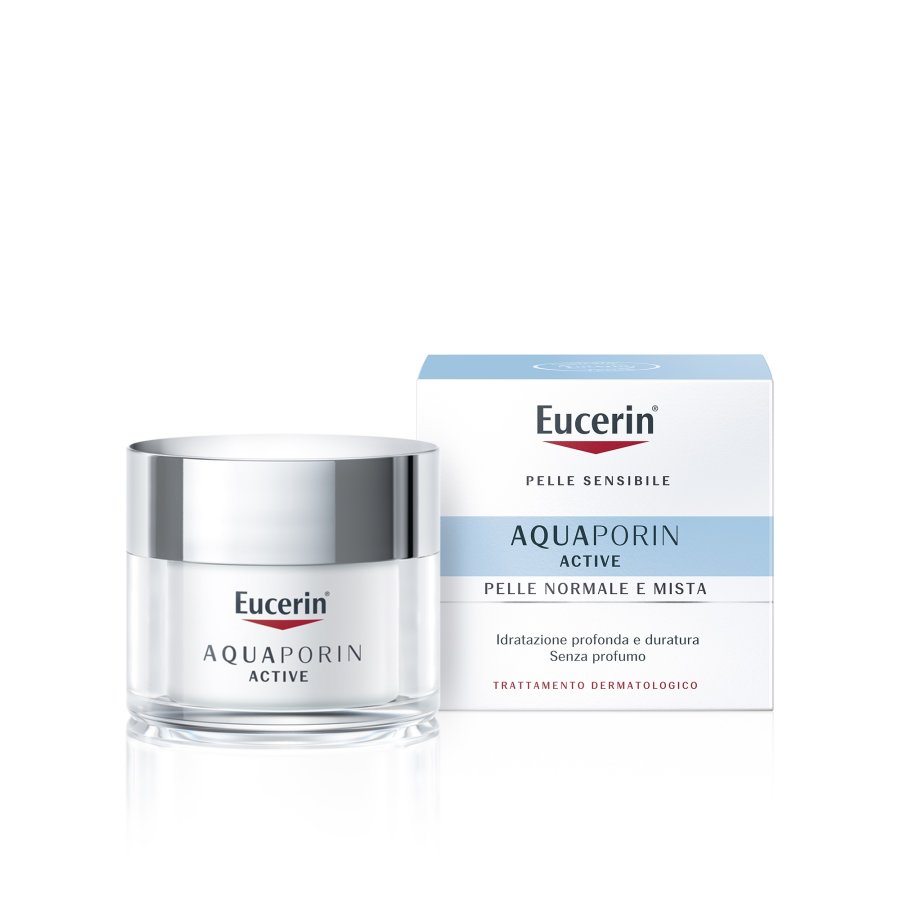 Eucerin Aquaporin Active - Crema Idratante per pelli Normali e Miste, 50ml