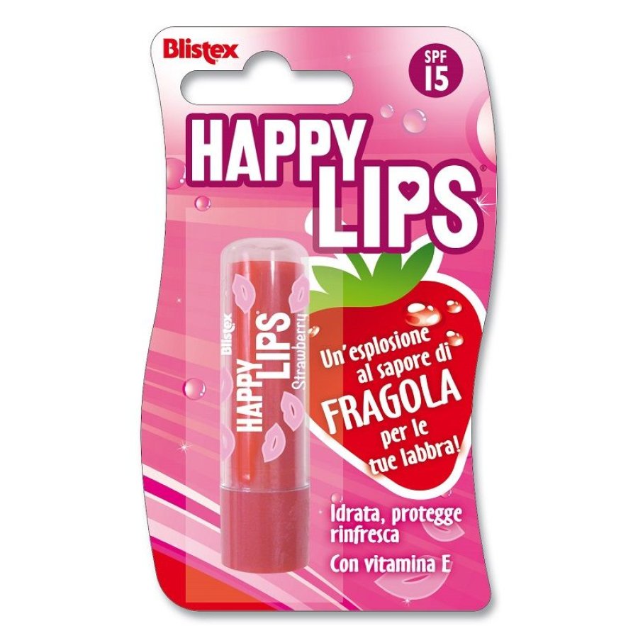Blistex Happy Lips Stick Idratante SPF 15, 3,7 g