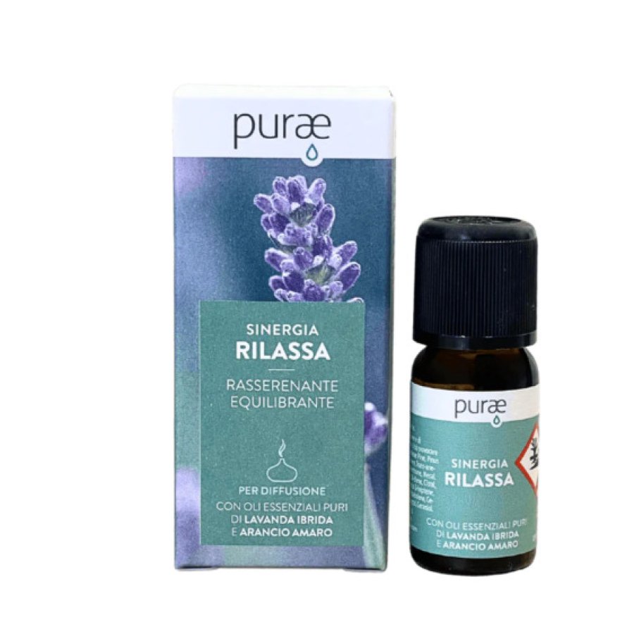 Purae Sinergia Rilassa Oli Essenziali, 10 ml Purae Sinergia Rilassa Oli Essenziali, 10 ml