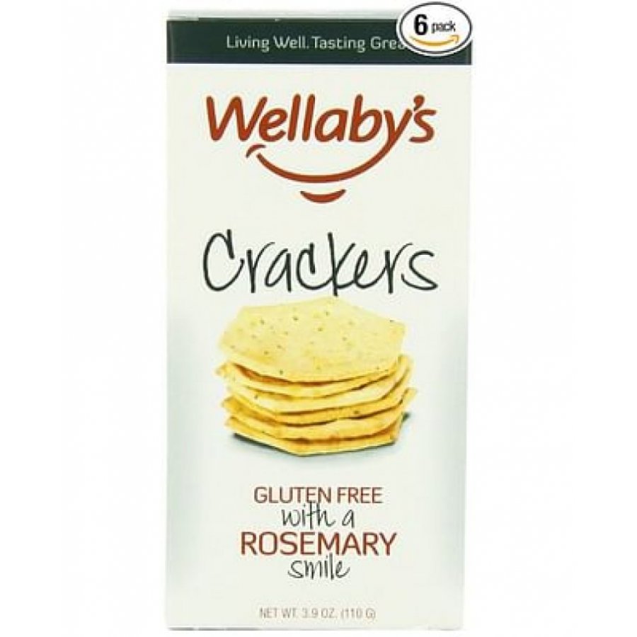 Wellaby's Crackers Rosmarino Senza Glutine 110g