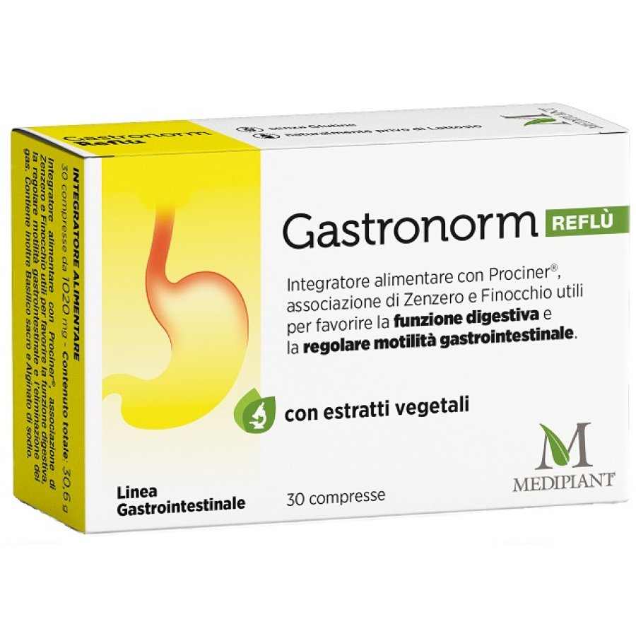 Gastronorm Reflù, 30 Compresse Gastronorm Reflù, 30 Compresse