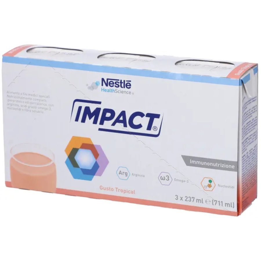 Nestlé, Impact Oral Gusto Tropical, 3x237 ml