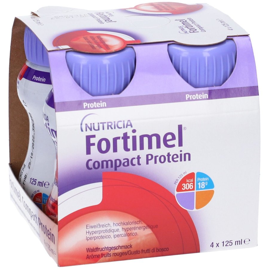 Nutricia, Fortimel Compact Protein, 4 bottigliette