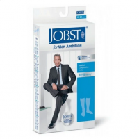 Jobst For Men Calza Compressiva 15-20mmHg Gambaletto Blu Taglia 3