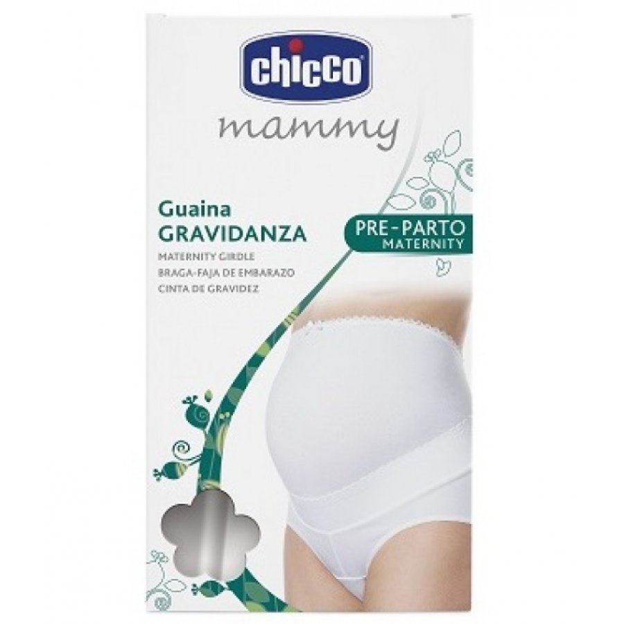 Chicco Mammy Guaina Gravidanza 5 - Guaina per Gravidanza in Cotone Elastico