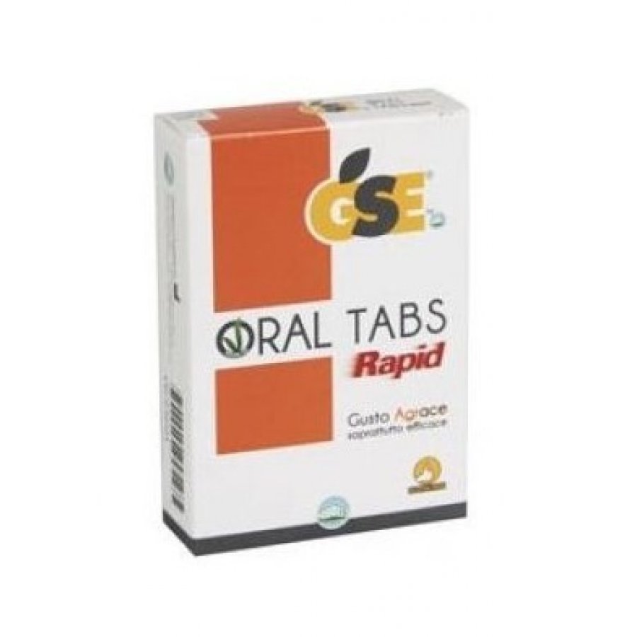 GSE Oral Tabs Rapid 12 Compresse - Trattamento e Prevenzione per Mucosa Orofaringea