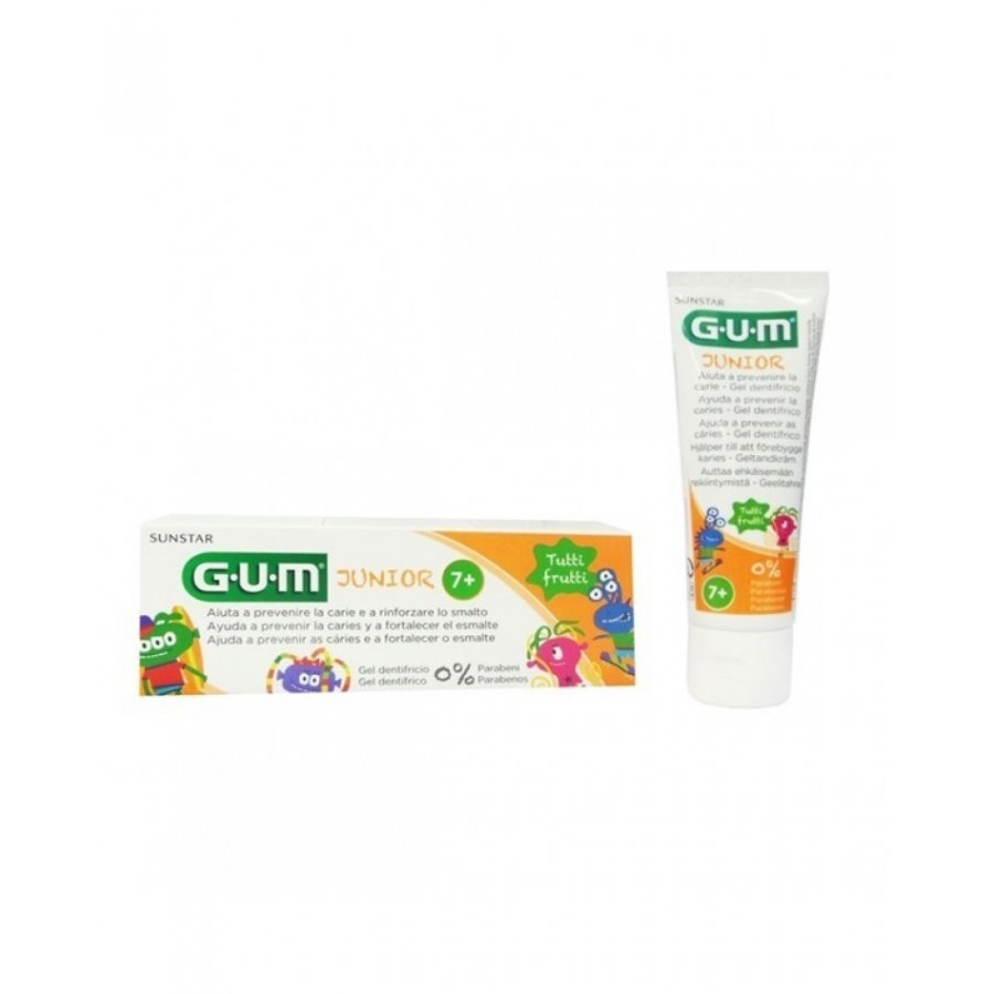 Gum Junior Dentifricio 7+ 50ml - Igiene Orale per Bambini con Protezione Avanzata