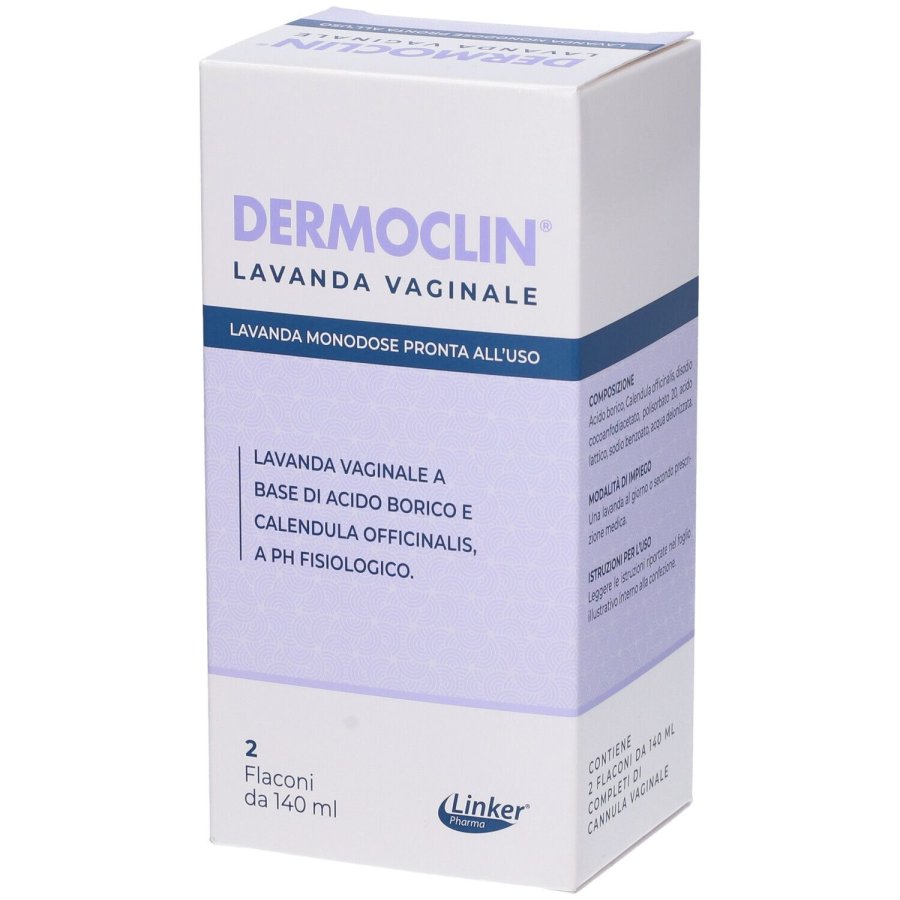 Dermoclin Lavanda Vaginale pH 5.5, 2 x 140 ml