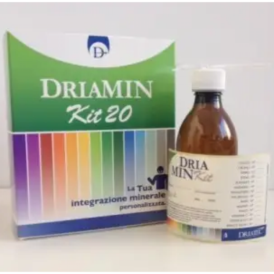 Driamin Kit 20 flaconi vuoti per miscelazione dei composti