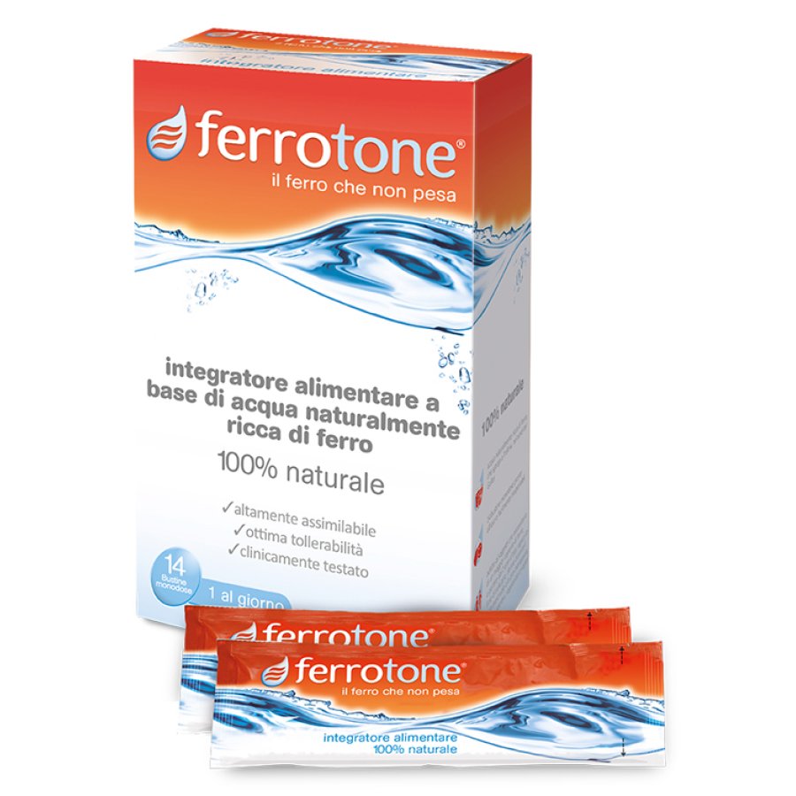 Ferrotone, 14 Bustine da 20 ml Ferrotone, 14 Bustine da 20 ml