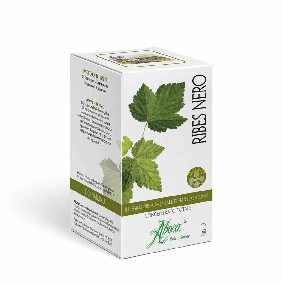 Aboca, Ribes Nero Concentrato Totale, 50 Opercoli