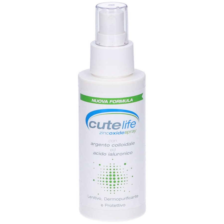 Cutelife, Spray Ossido Zinco, 100 ml