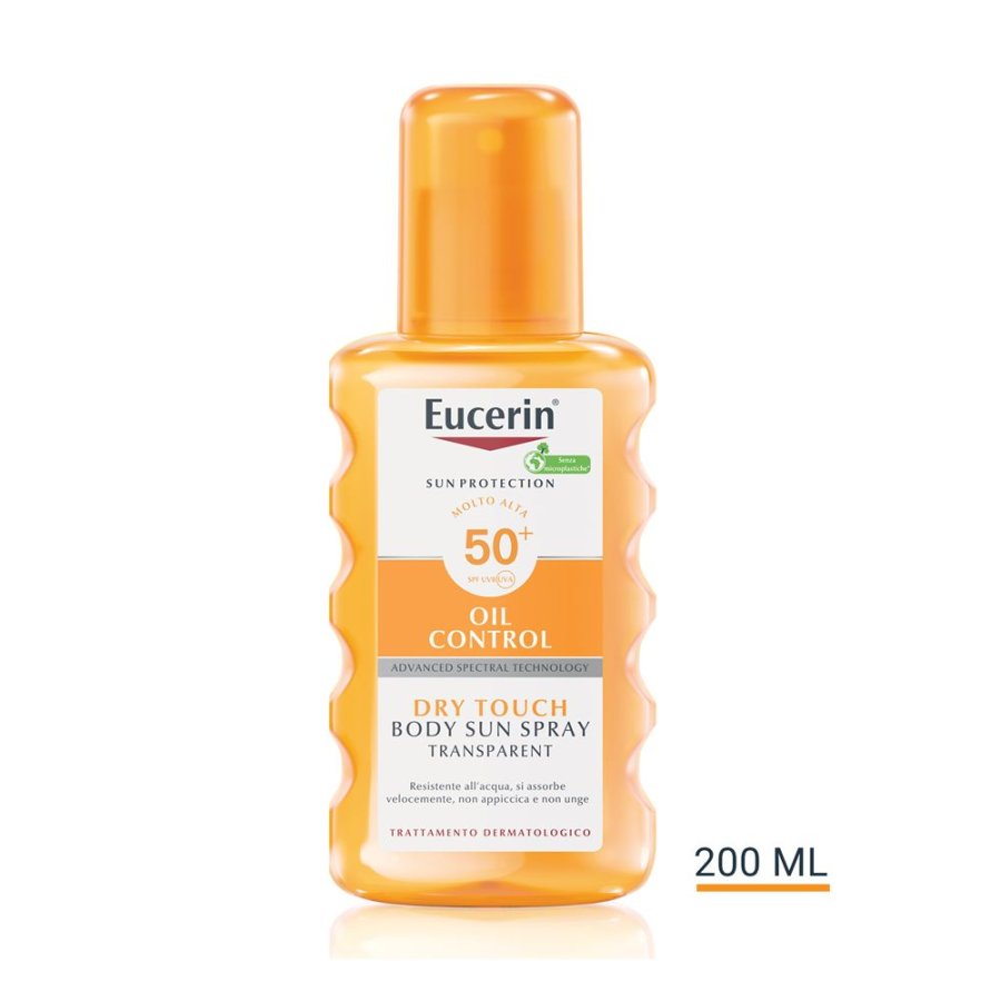 Eucerin, Sun Protection Spray Solare Trasparente SPF50, 200 ml