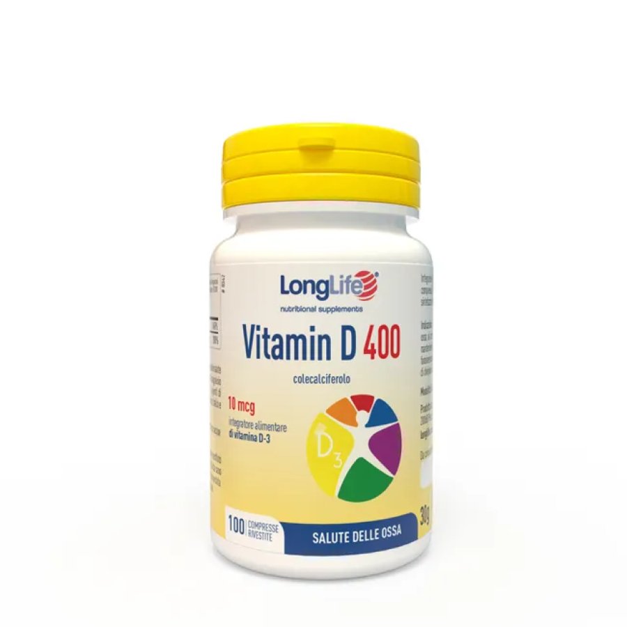 LongLife, Vitamin D 1000 UI, 100 compresse