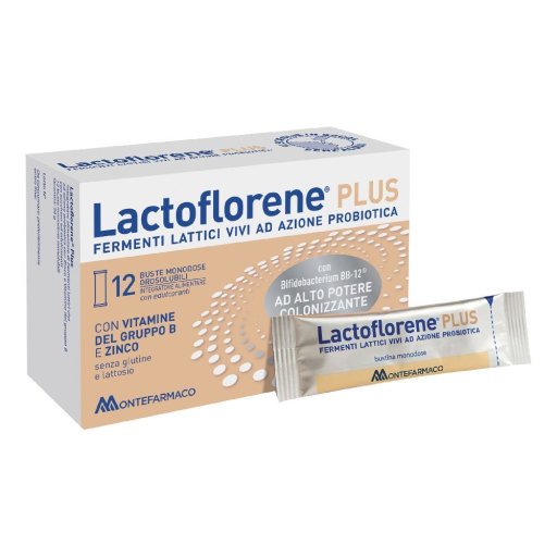 Lactoflorene Plus Fermenti Lattici Vivi, 12 Bustine Orosolubili