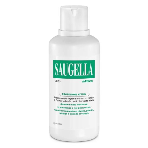 Saugella, Protezione Attiva Verde Detergente Intimo, 500 ml