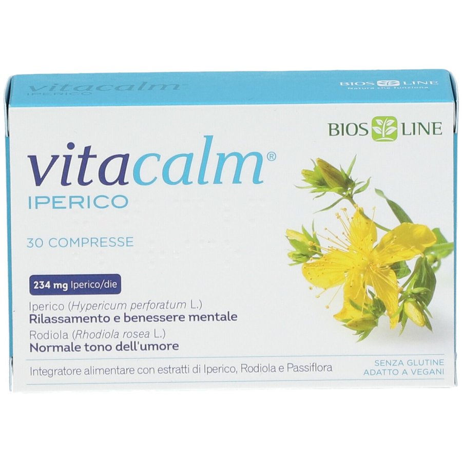 Bios Line, Vitacalm Iperico, 30 compresse