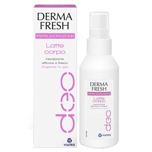 Dermafresh - Ipersudorazione Latte Corpo 100ml, Latte Corpo Antisudorazione