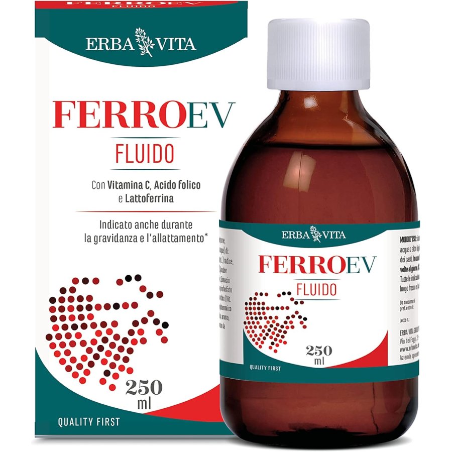 Erba Vita, Ferro EV Sciroppo, 250 ml