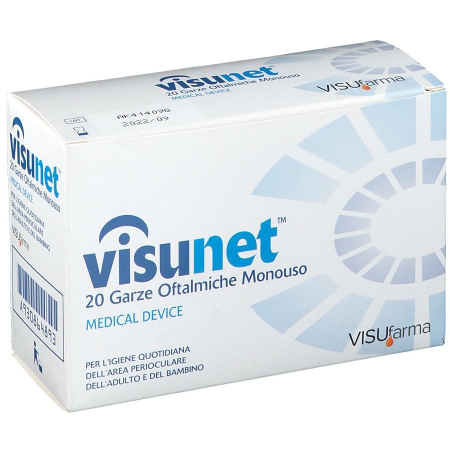 Visunet Garze Oftalmiche Monouso, 20 Pezzi Visunet Garze Oftalmiche Monouso, 20 Pezzi