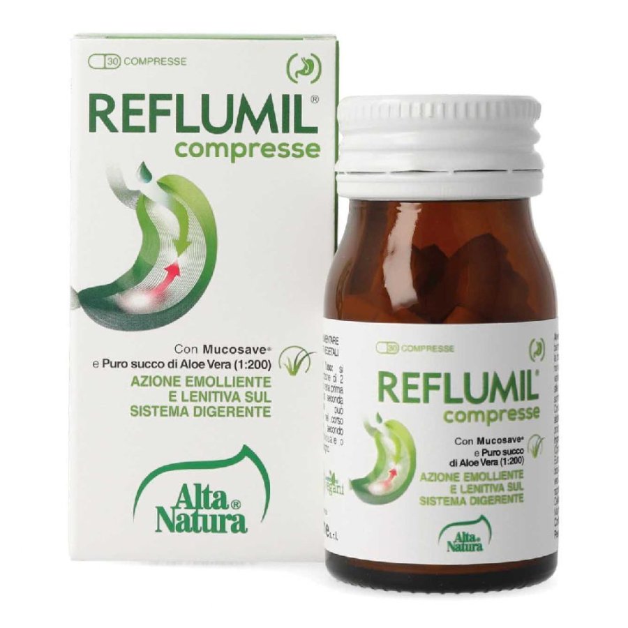 Reflumil 30 Compresse da 1g - Integratore per la Funzionalità del Sistema Digerente
