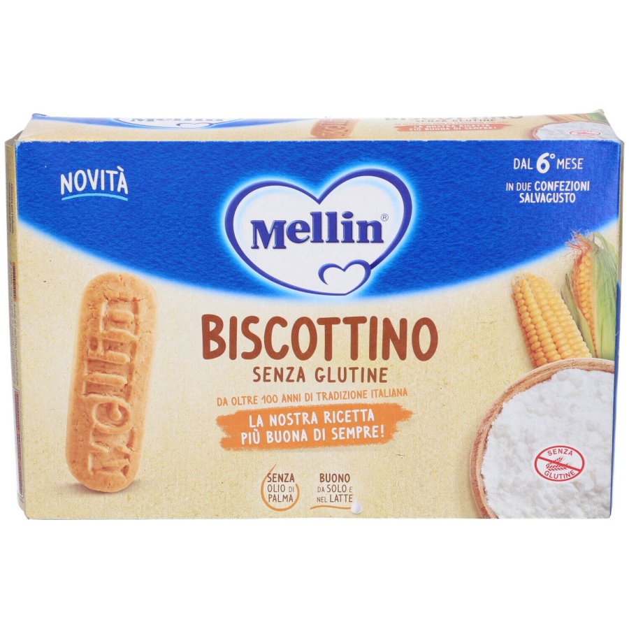 Mellin, Biscottino Senza Glutine, 500 g
