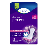 Tena Lady Maxi Night Assorbenti 12 Pezzi - Protezione Notturna per Perdite Urinarie Moderato-Pesanti