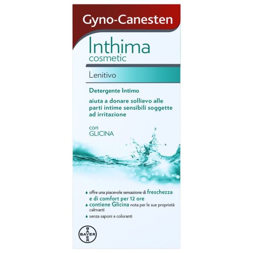 Gyno-Canesten Inthima Detergente Intimo Lenitivo, 200 ml Gyno-Canesten Inthima Detergente Intimo Lenitivo, 200 ml
