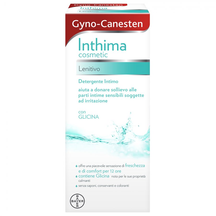Gyno-Canesten Inthima Cosmetic Lenitivo 200ml - Detergente Intimo con Glicina