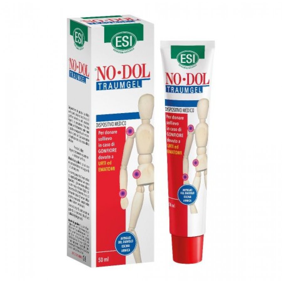 ESI NoDol TraumGel, Sollievo per Urti e Ematomi, 50ml, Artiglio del Diavolo, Arnica, Escina