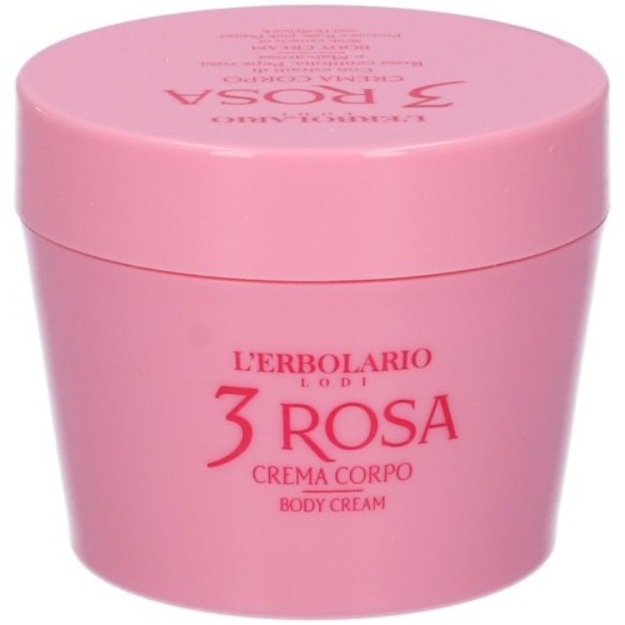 L'Erbolario 3 Rosa Crema Corpo, 200 ml L'Erbolario 3 Rosa Crema Corpo, 200 ml