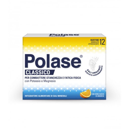 Polase Classico Granulato Arancia - 12 Buste - Integratore di sali minerali e vitamine