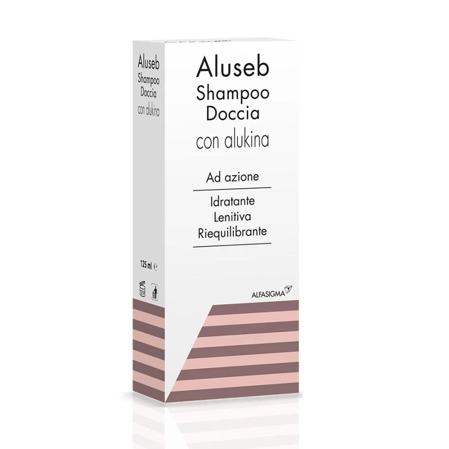 Aluseb Doccia Shampoo con Alukina, 125 ml