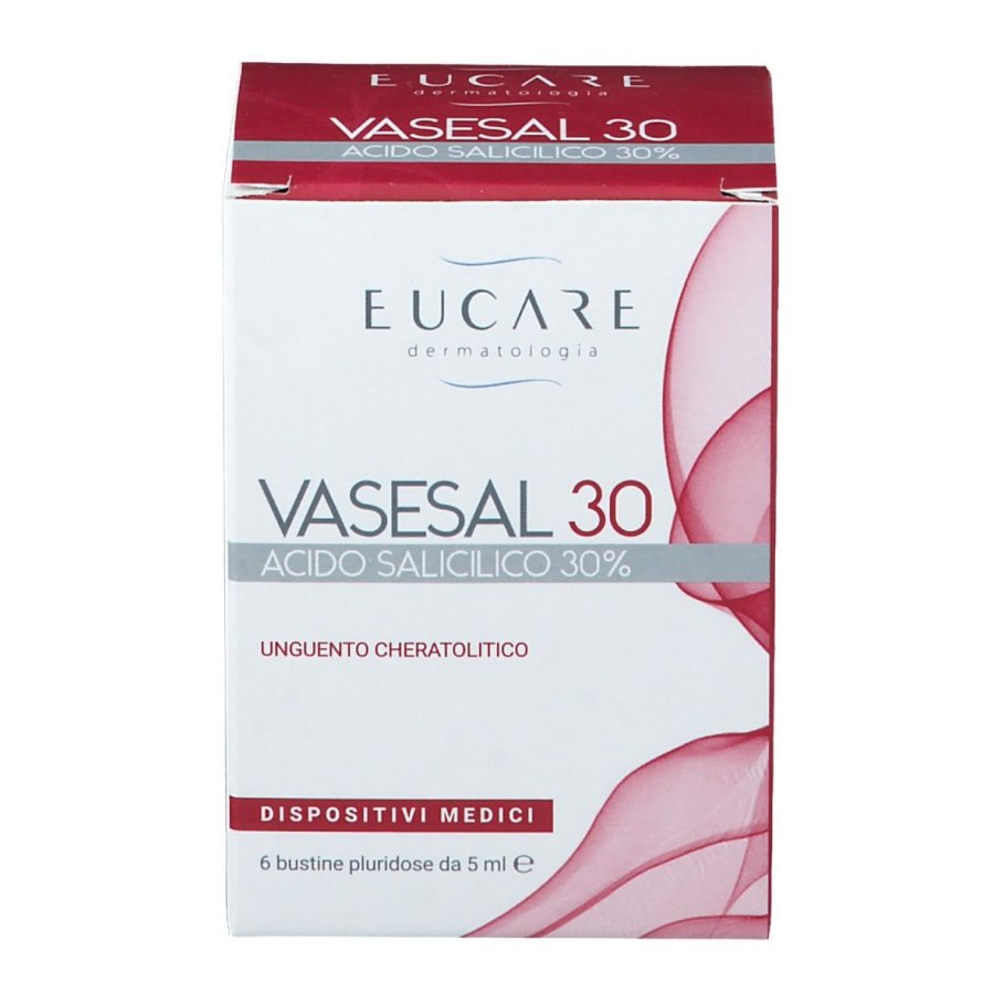 Vasesal, Unguento Cheratolitico 30%, 6 bustine