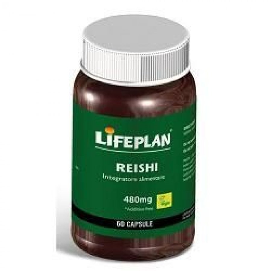 Lifeplan Reishi Immunostimolante 60 Capsule - Integratore alimentare di fungo Reishi (Ganoderma lucidum)