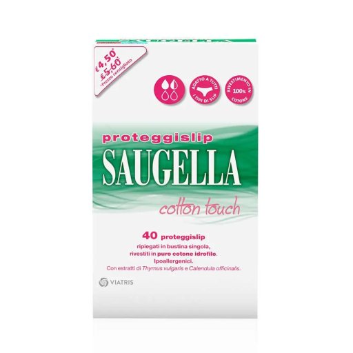 Saugella, Cotton Touch Proteggislip, 40 Pezzi