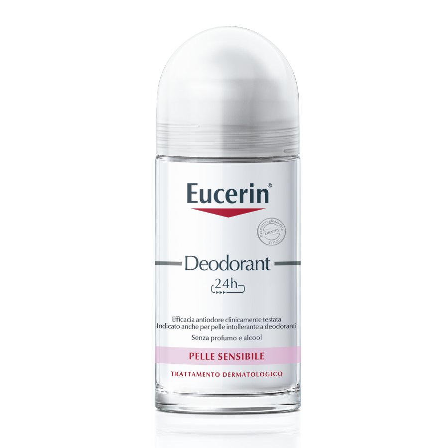 Eucerin Deodorante - Pelli Sensibili Roll-On 24H, 50ml