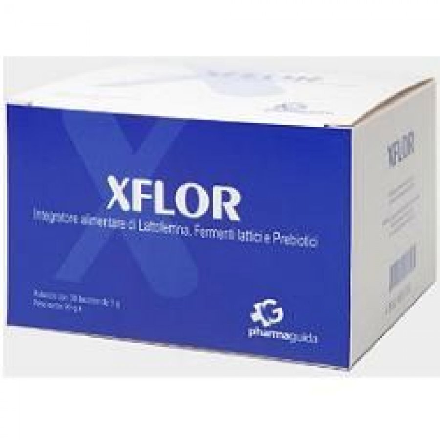 Xflor 30 Bustine da 3g - Integratore alimentare di Probiotici, Prebiotici e Lattoferrina