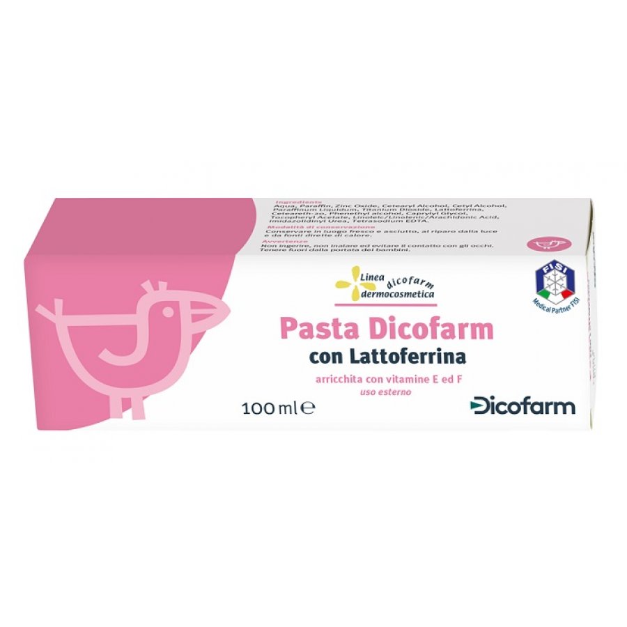 Pasta 100ml Con Lattoferrina - Emulsione idrodisperdibile per pelli delicate