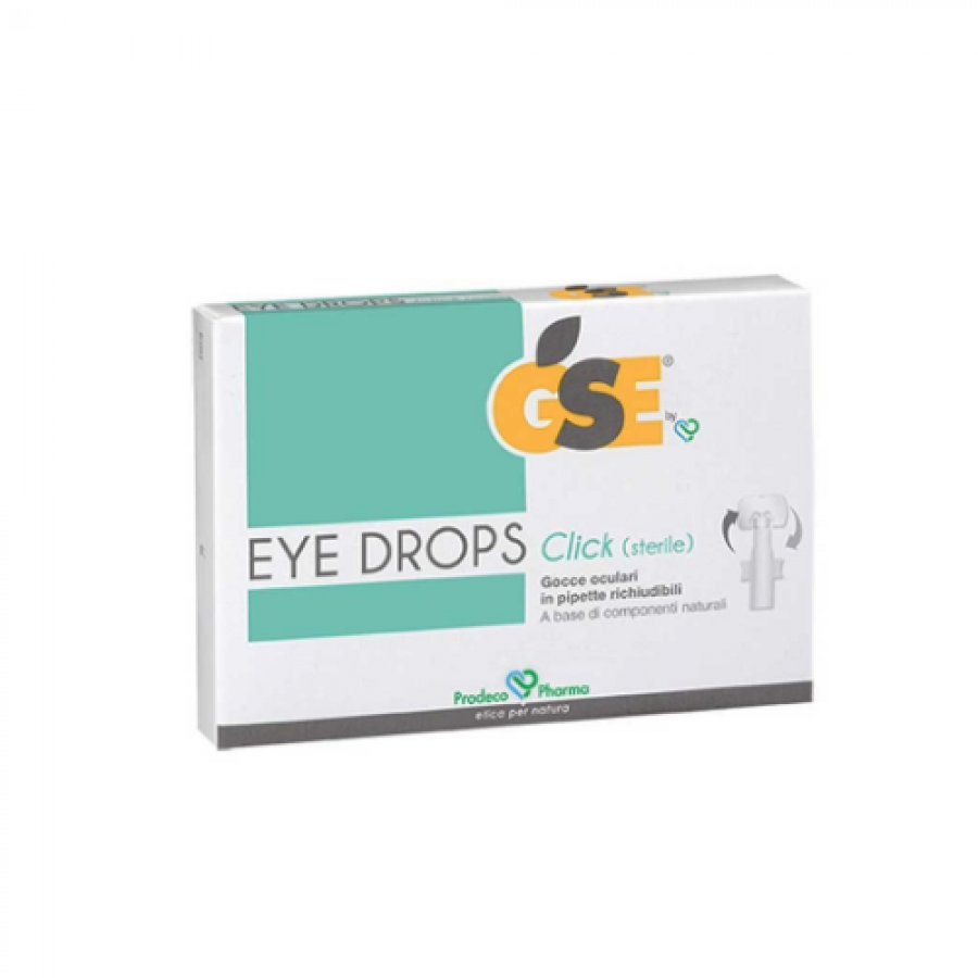 GSE Eye Drops Click Gocce 5ml - Protezione Oculare con Estratto di Semi di Pompelmo