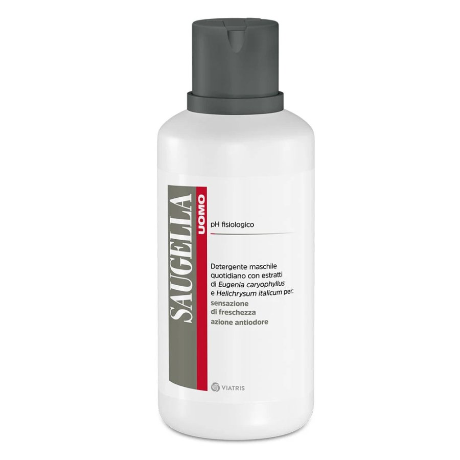 Saugella Uomo, Detergente Intimo, 500 ml