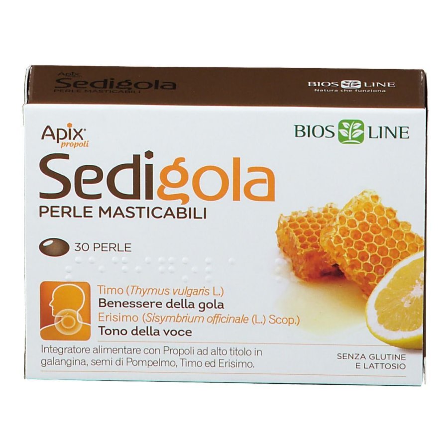 Bios Line, Apix Propoli Sedigola, 30 Perle Masticabili