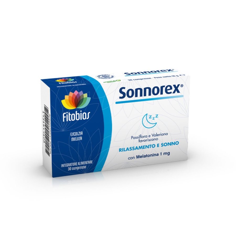 Sonnorex 30 Compresse - Integratore Notturno per un Sonno Ristoratore