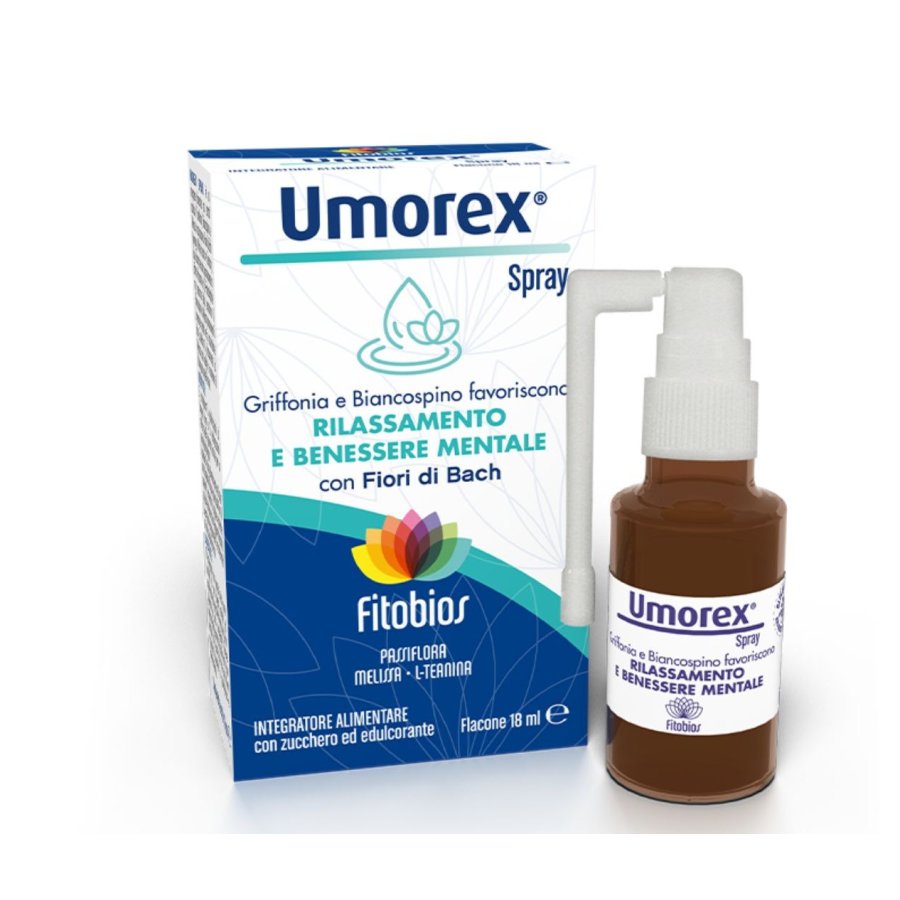 Umorex Spray 18ml - Integratore Naturale per il Benessere Emotivo in Formato Spray