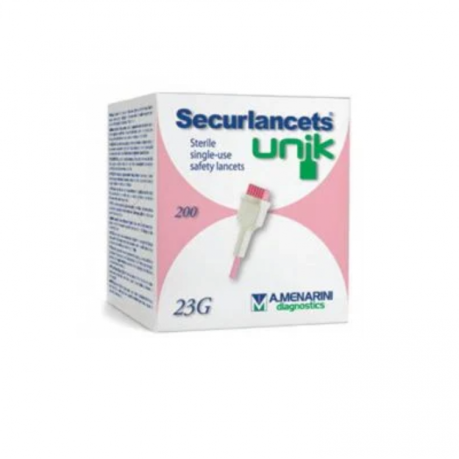 Securlancets Unik 23G 200 Lancette