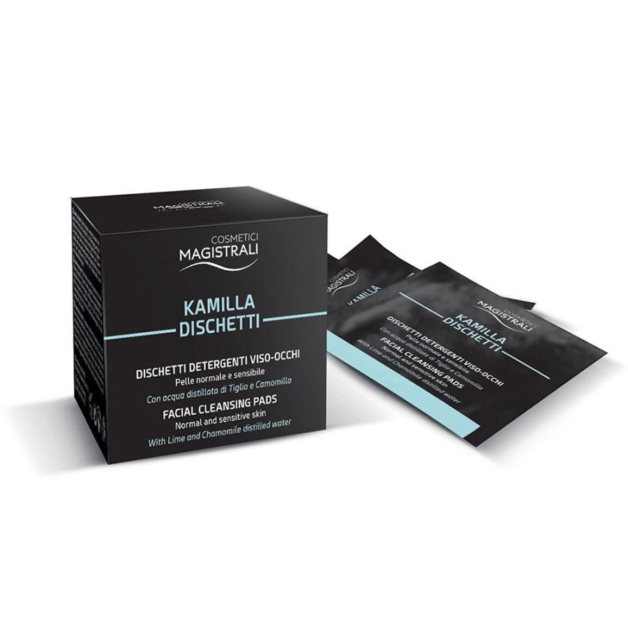 Cosmetici Magistrali Kamilla Dischetti Detergenti Viso e Occhi, 20 bustine